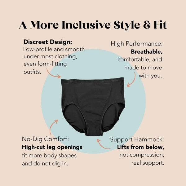 Pelvic Floor Support Underwear — The High Waisted Brief